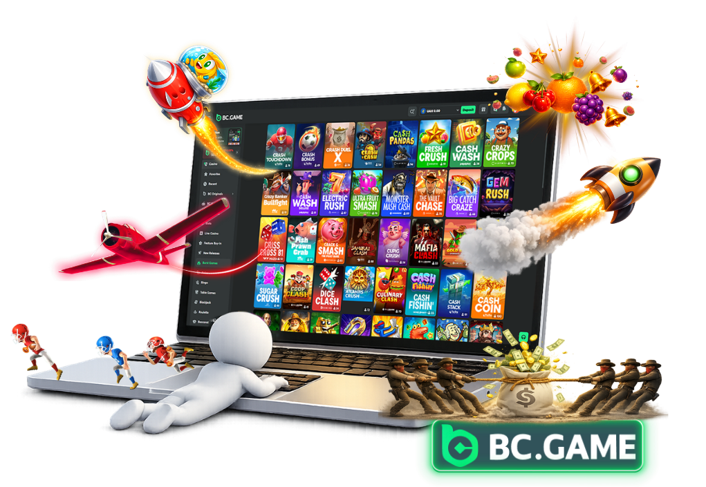BC.Game bonuses and rewards for crash game players